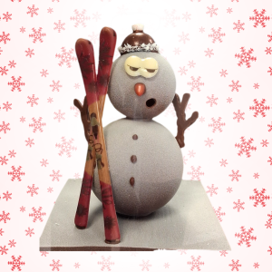 Bonhomme de neige en chocolat